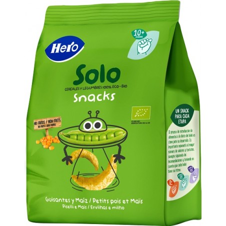 Fater Hero Solo Snack Piselli E Mais 100% Bio 40 G