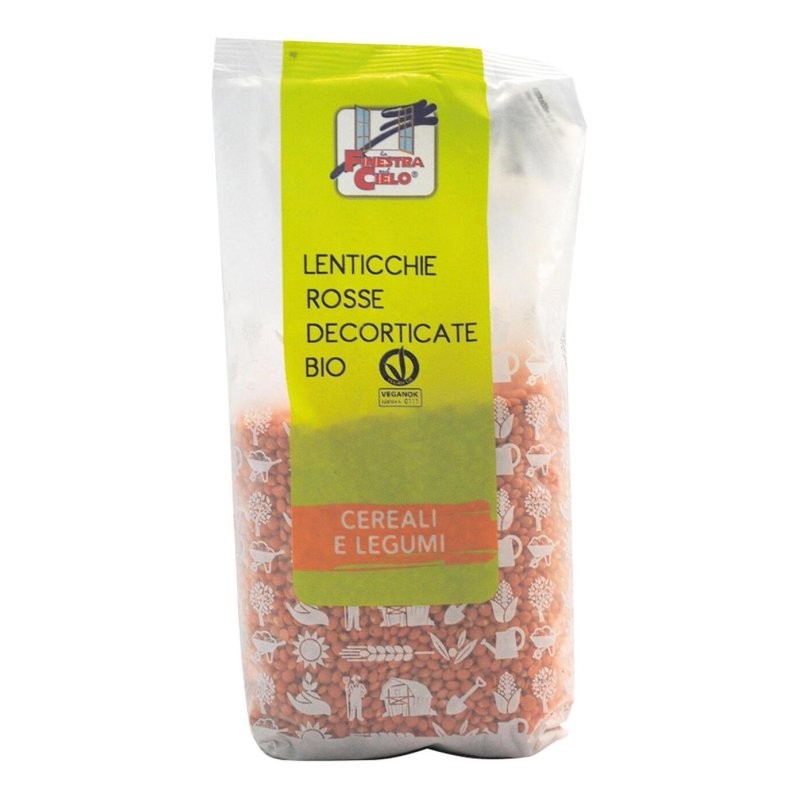 Biotobio Lenticchie Rosse Decorticate Bio 500 g