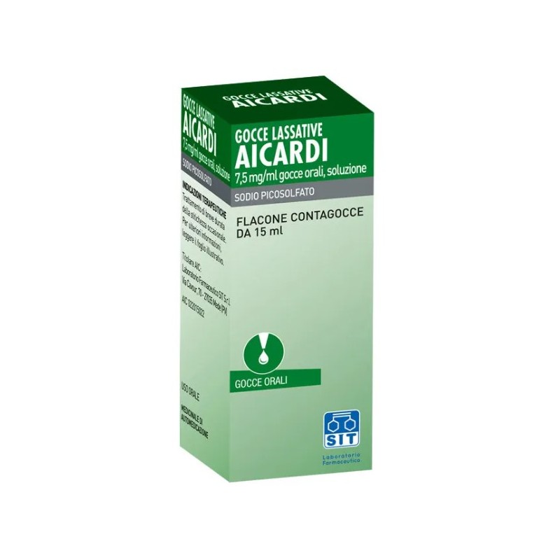 Sit Laboratorio Farmac. Gocce Lassative Aicardi 7,5 Mg/ml Gocce Orali, Soluzione Sodio Picosolfato