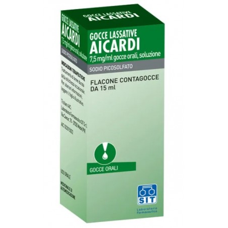 Sit Laboratorio Farmac. Gocce Lassative Aicardi 7,5 Mg/ml Gocce Orali, Soluzione Sodio Picosolfato