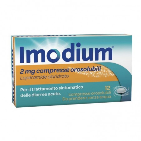 Farmed Imodium 12 cps orosolubili 2 Mg