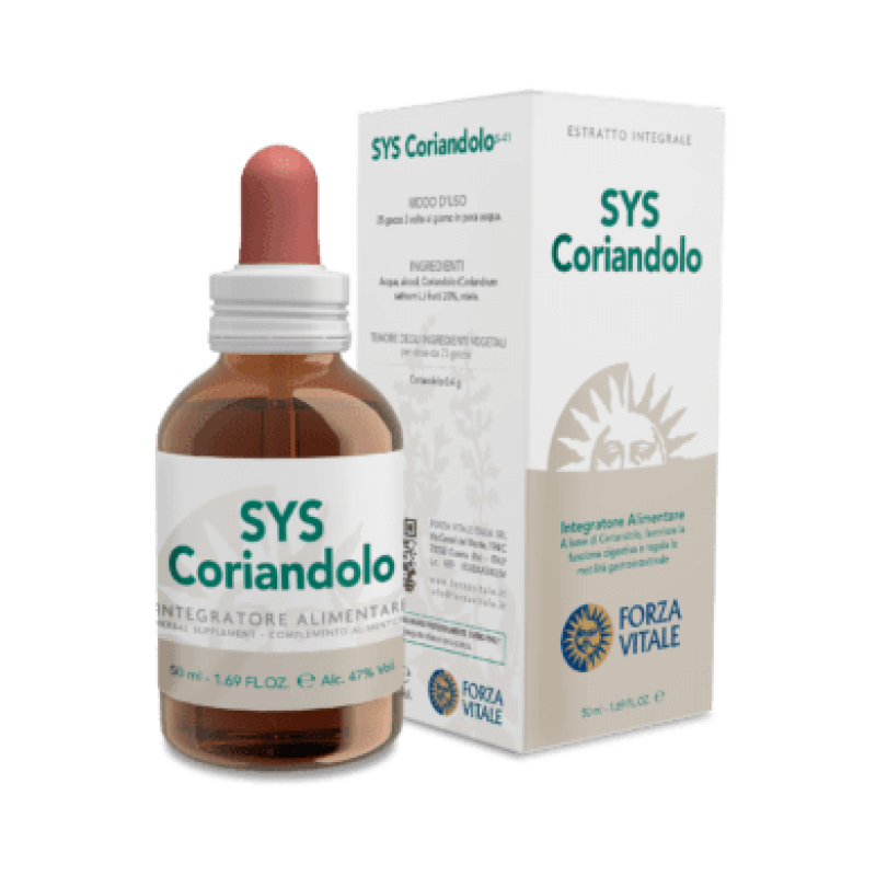 Sys Coriandolo Gocce Integratore per il benessere della digestione 50 ml