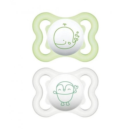 Bamed Baby Italia Mam Air Succhietto 2-6 Mesi Silicone Doppio Neutro