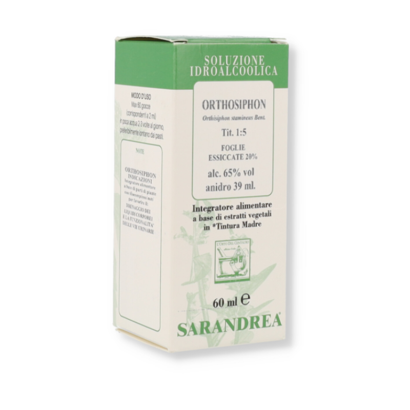 Sarandrea Orthosiphon Soluzione idroalcolica per la diuresi naturale 60 ml