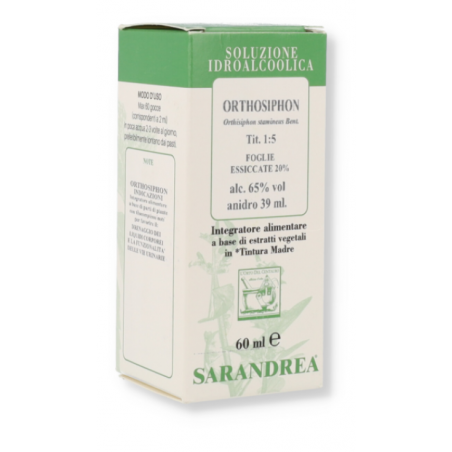 Sarandrea Orthosiphon Soluzione idroalcolica per la diuresi naturale 60 ml