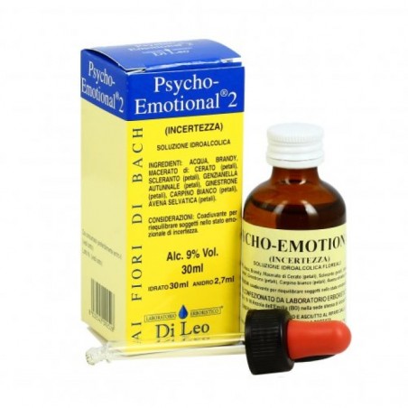 Laboratorio Erboristico Di Leo Psycho Emotional 2 Fiori di Bach per incertezza emozionale 30 ml