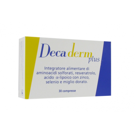 Decaderm Plus per il benessere del cuoio capelluto 30 compresse