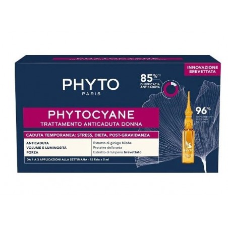 Phytocyane Fiale Donna Cadura Temporanea 12 Fiale Da 5 Ml