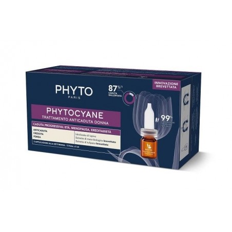 Phytocyane Fiale Donna Caduta Progressiva 12 Fiale Da 5 Ml