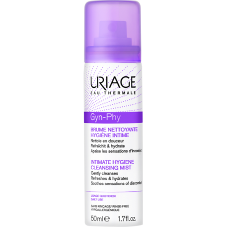 Uriage Laboratoires Dermatolog Gyn Phy Brume Nettoyante Bruma Detergente Intimo Spray 50 Ml