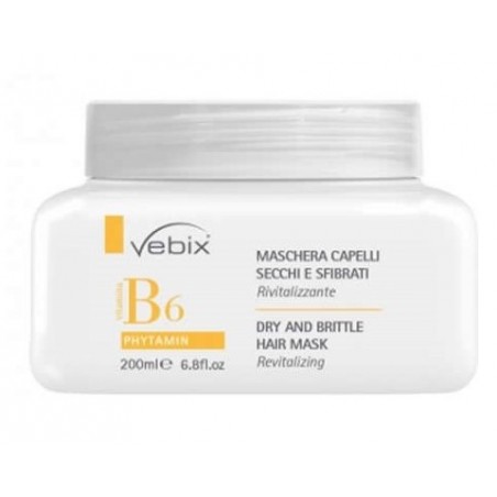 Vebi Istituto Biochimico Vebix Phytamin B6 Maschera Capelli Secchi Sfibrati Rivitalizzante 200 Ml