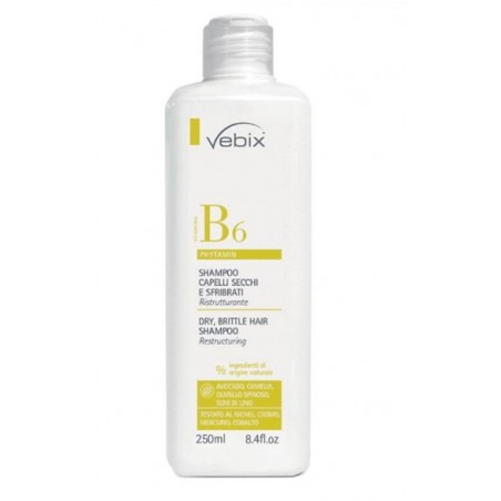 Vebi Istituto Biochimico Vebix Phytamin B6 Shampoo Capelli Secchi Sfibrati Ristrutturante 250 Ml