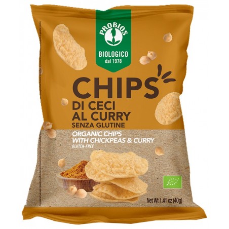 Probios Societa' Benefit Probios Chips Ceci Curry 40 G