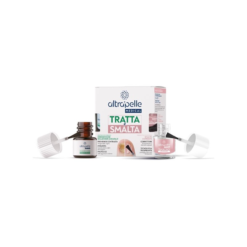 Difar Distribuzione Altrapelle Medical Tratta E Smalta Soluzione Ungueale 7 Ml + Smalto 5 Ml