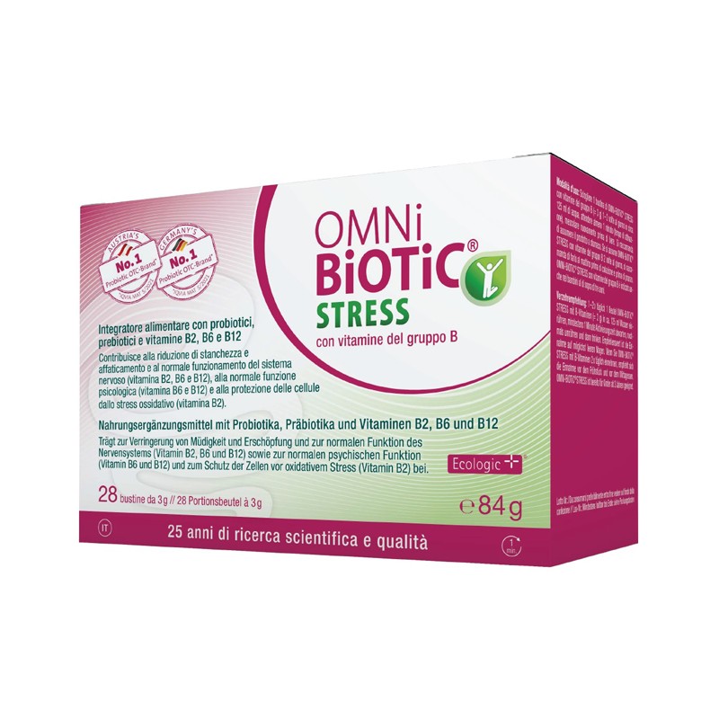 Institut Allergosan Omni Biotic Stress Vitamine Gruppo B 28 Bustine Da 3 G