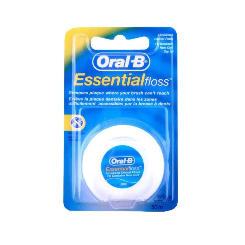 Procter & Gamble Oralb Essentialfloss Filo Interdentale Non Cerato 50 Metri