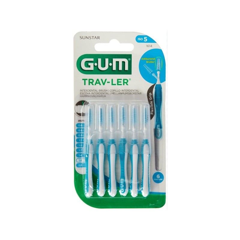 Sunstar Italiana Gum Trav-ler 1,6 Scovolino Promo 4 + 2 Pezzi