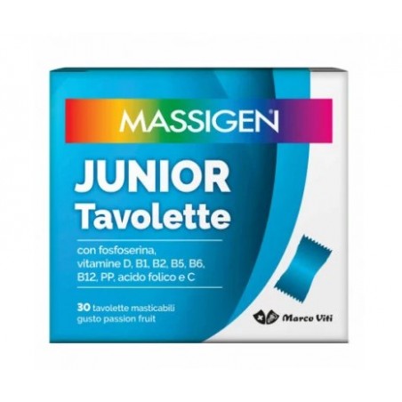 Marco Viti Farmaceutici Massigen Junior 30 Tavolette Masticabili