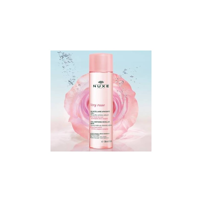 Laboratoire Nuxe Italia Nuxe Very Rose Acqua Micellare Lenitiva 3 In 1 200 Ml