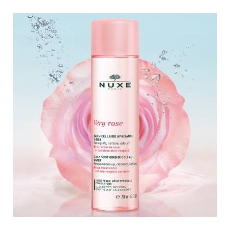 Laboratoire Nuxe Italia Nuxe Very Rose Acqua Micellare Lenitiva 3 In 1 200 Ml