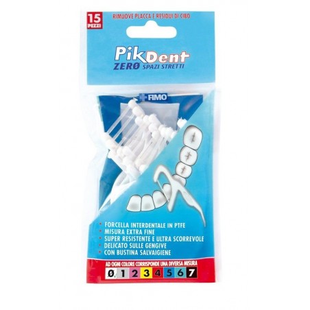 Fimo Pikdent Zero Spazi Stretti 15 Forcelle Interdentali