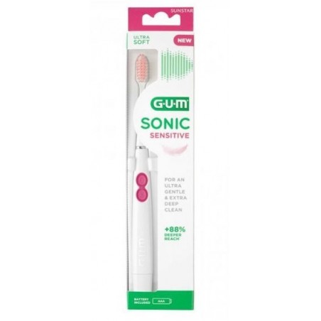 Sunstar Italiana Gum Sonic Sensitive Spazzolino Batteria Adulto