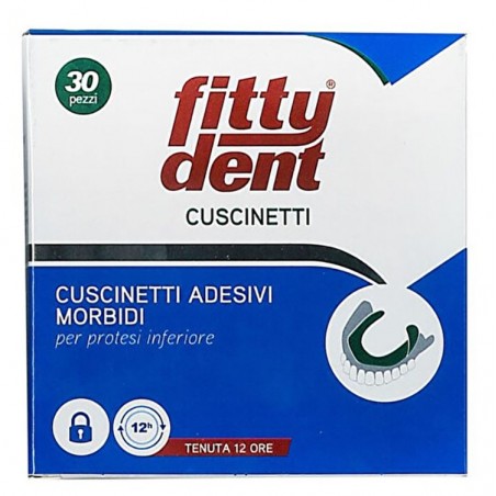 Ideco Fittydent Cuscinetti Adesivi 30 Pezzi Nf