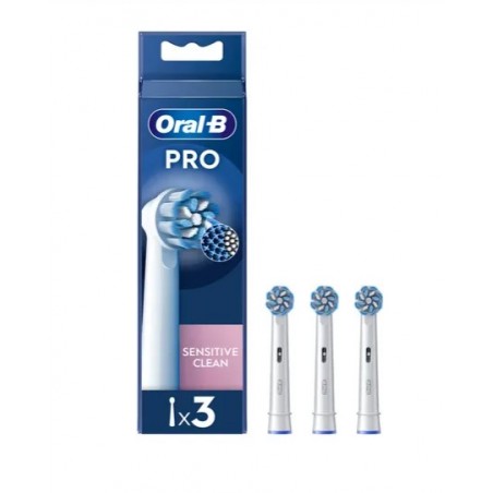 Procter & Gamble Oralb Power Refill Eb60-3 Sensitive Clean 3 Pezzi