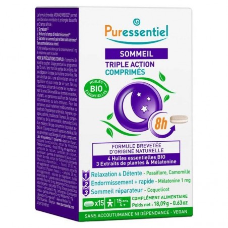 Puressentiel Italia Puressentiel Compresse Tripla Azione Sonno 15 Compresse