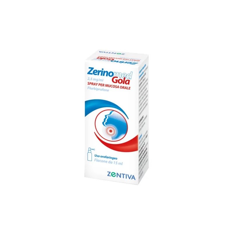 Epifarma Zerinomed Gola 2,5 Mg/ml Spray Per Mucosa Orale Flurbiprofene