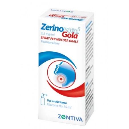 Epifarma Zerinomed Gola 2,5 Mg/ml Spray Per Mucosa Orale Flurbiprofene