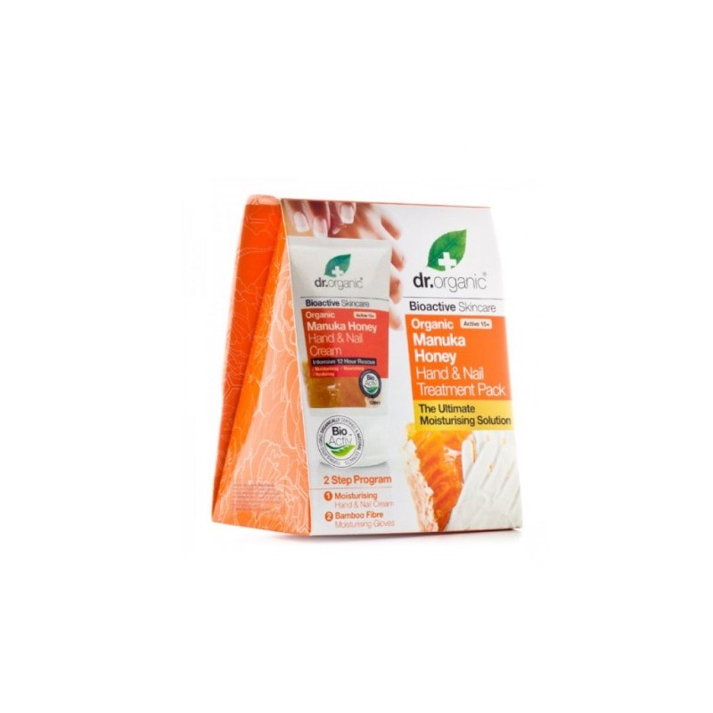 Optima Naturals Dr Organic Manuka Honey Miele Di Manuka Cream Gift Pack Con Guanto Di Bambu'