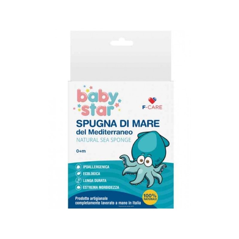 Farvima Medicinali Babystar Spugna Mare Naturale 10 Cm