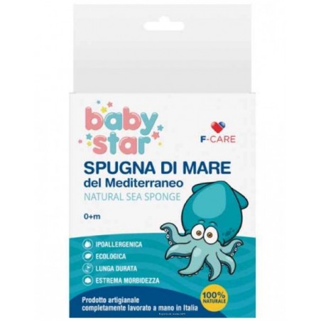 Farvima Medicinali Babystar Spugna Mare Naturale 10 Cm