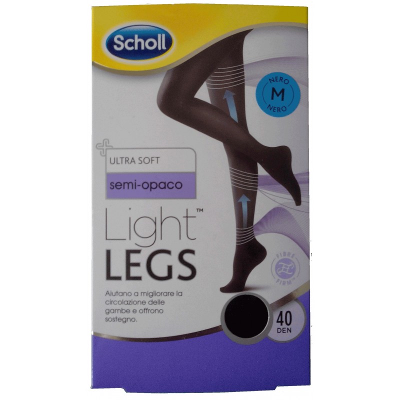 Dr. Scholl's Div. Rb Healthcare Scholl Collant Light Legs 40 Denari Nero Medium 1 Paio