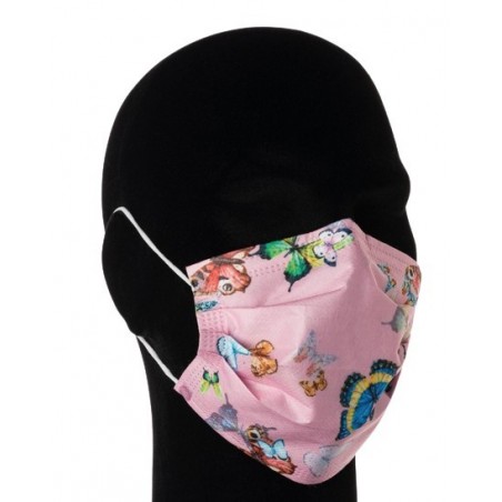 C&s Italy Mymask Pro Ii Mascherina Chirurgica Farfalle Rosa 10 Pezzi