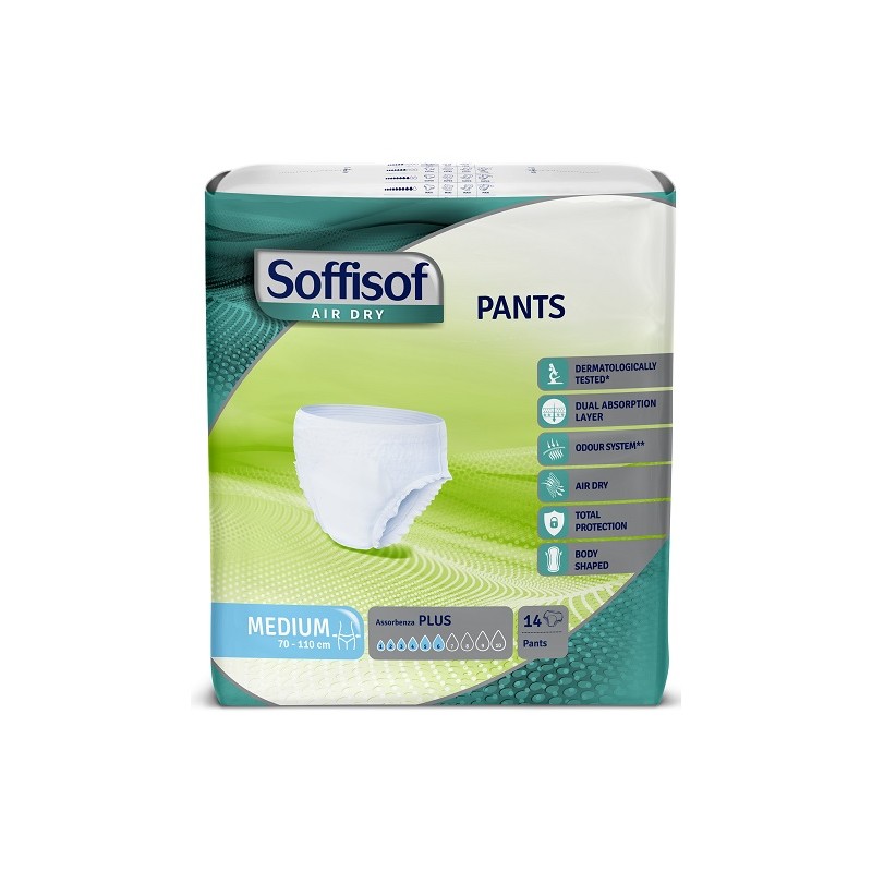 Silc Pannolone Soffisof Air Dry Pants Plus Medium 14 Pezzi