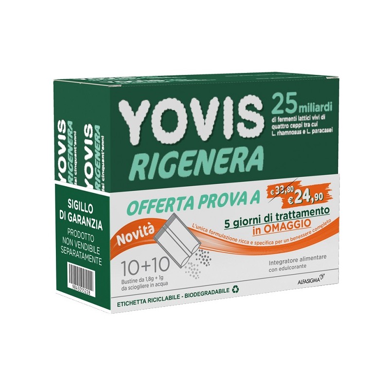 Alfasigma Yovis Rigenera Bundle Pack 20 Bustine