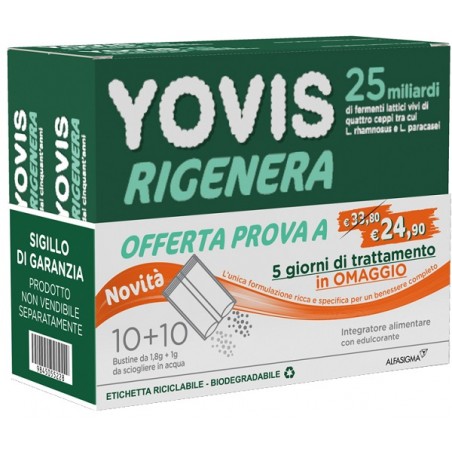 Alfasigma Yovis Rigenera Bundle Pack 20 Bustine