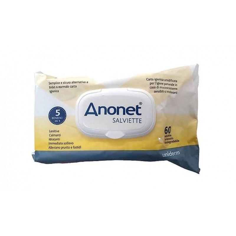 Uniderm Farmaceutici Anonet Salviette 60 Pezzi