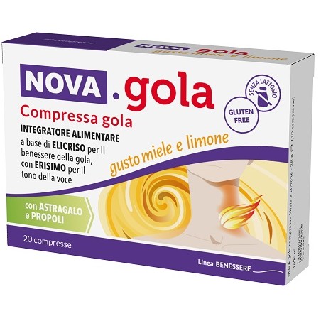 Nova Argentia Nova Gola Miele Limone 20 Compresse