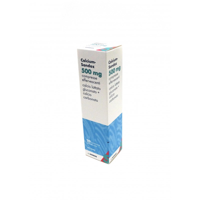 Calcium Sandoz 500 Mg Compresse Effervescenti Calcium Sandoz 1.000 Mg Compresse Effervescenti Calcio