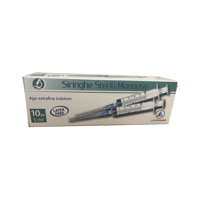 Logiter One Siringa Sterile Monouso Da 5 Ml Lotupharma 10 Pezzi