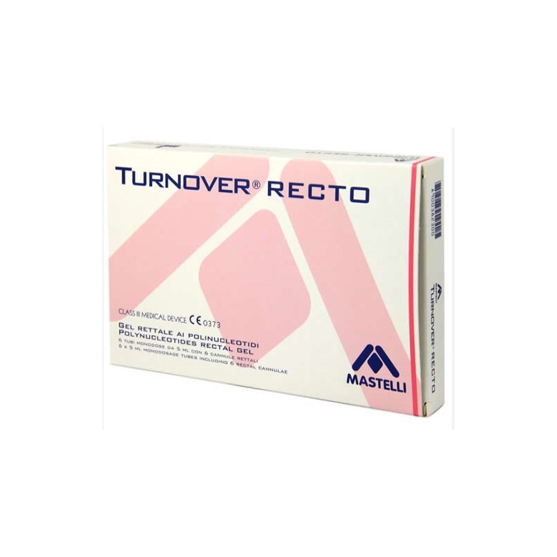 Mastelli Turnover Recto Gel Rettale 6 Tubi Da 5 Ml