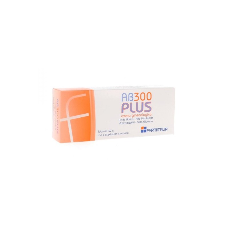 Farmitalia - Soc. Unipers. Ab 300 Plus Crema Ginecologica 30 G Con 6 Applicatori