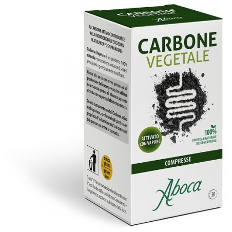 flacone 30 compresse carbone vegetale aboca