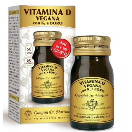 Dr. Giorgini Ser-vis Vitamina D Vegana Con K2+boro 60 Pastiglie