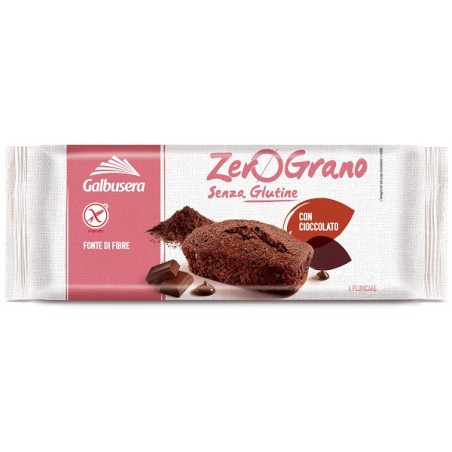 Galbusera Zerograno Plumcake Cioccolato 6 Pezzi