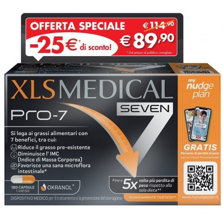 Perrigo Italia Xls Medical Pro 7 180 Capsule