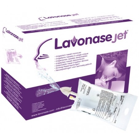 Purling Lavonase Jet 2 Blister Sterili + 10 Sacche Di Soluzione Fisiologica Per Lavaggi Nasali